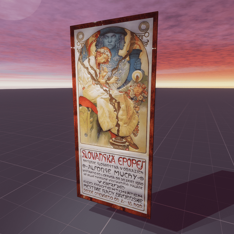 Slav Epic poster Alfons Mucha