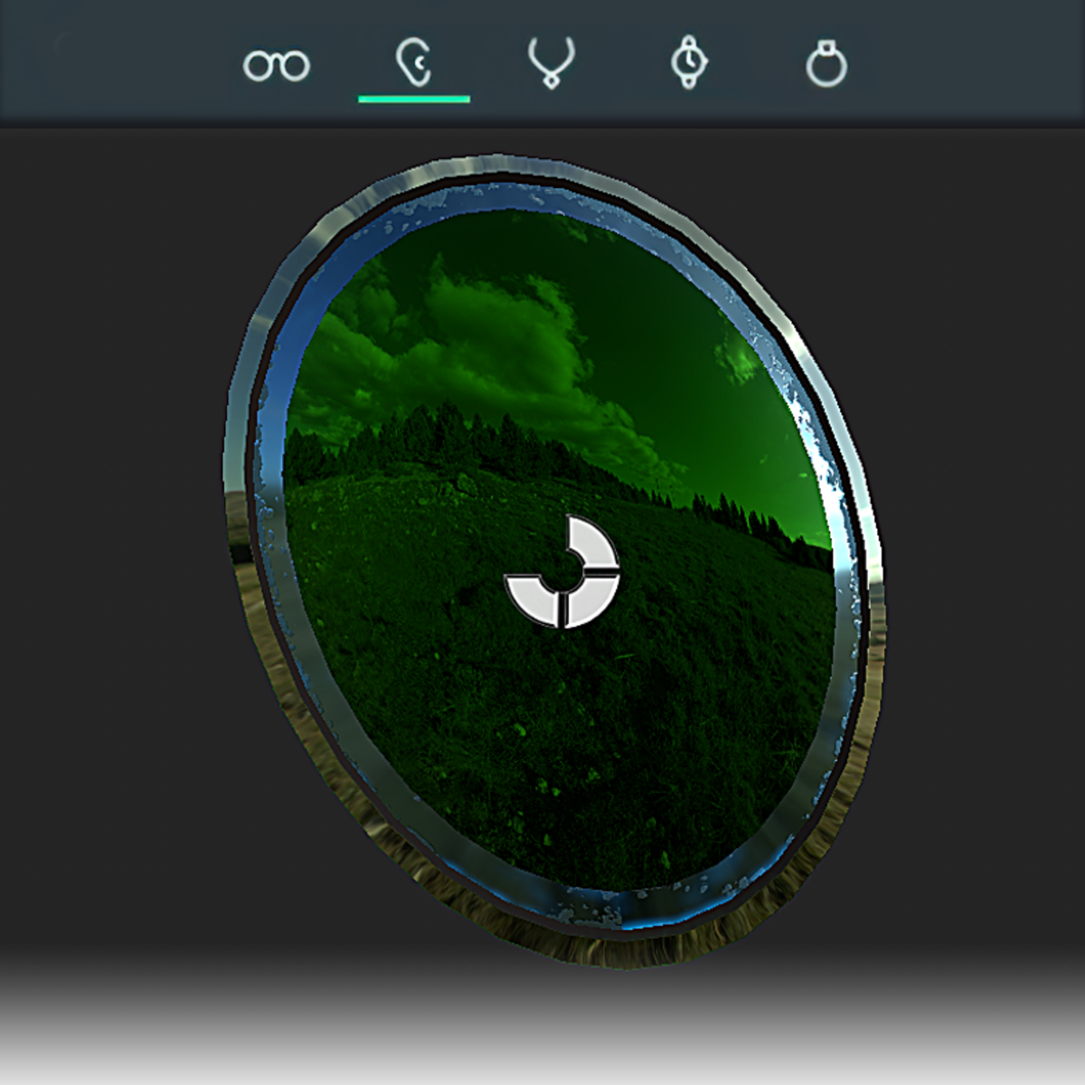 Headset Pulsar- Green Chrome