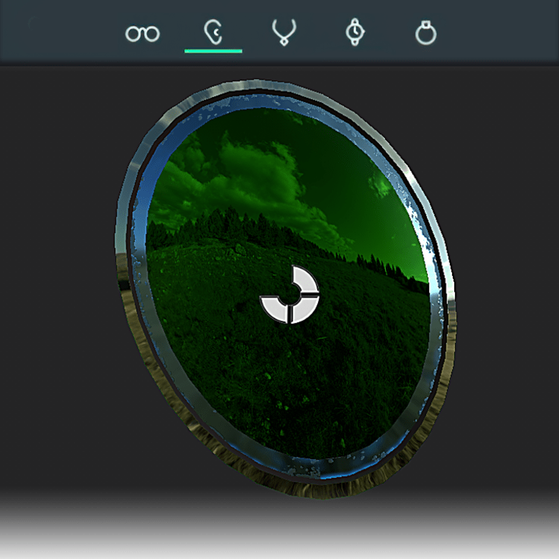 Headset Pulsar- Green Chrome