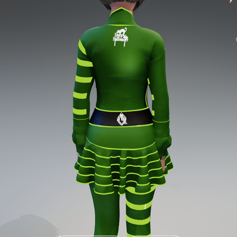 HALLOWEEN_ DRESS_ EMISSIVE_ GREEN