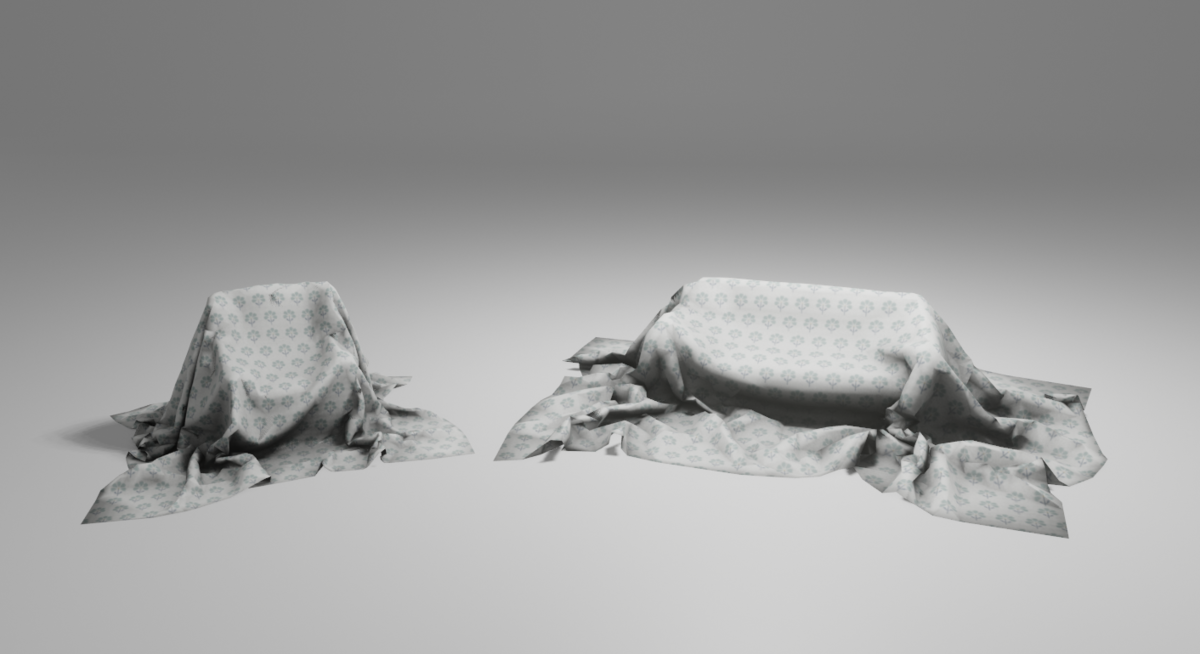 Ghost Set Sofa and Armchair