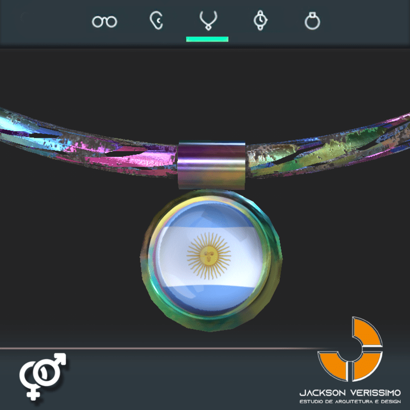 Global Necklace- Argentina