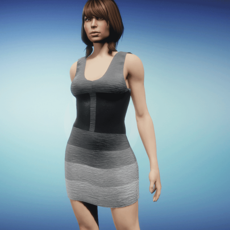 Summerdress Nadja gray