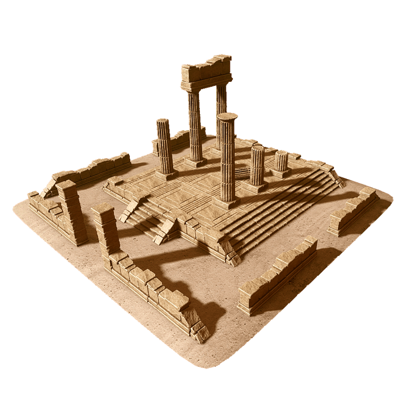 Ancient Ruins Scene A1