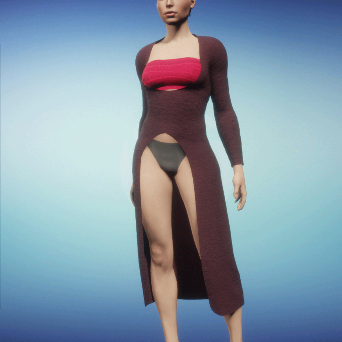 Long Cardigan Melissa purple