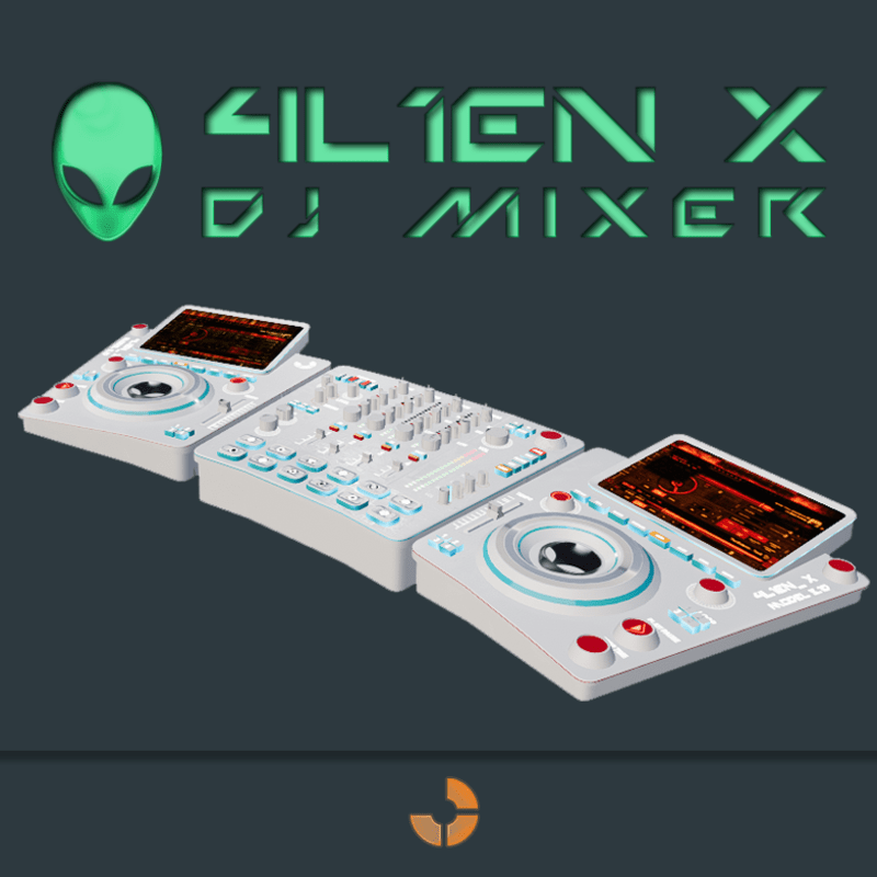 DJ mixer 4L1EN_X model 3.1D White