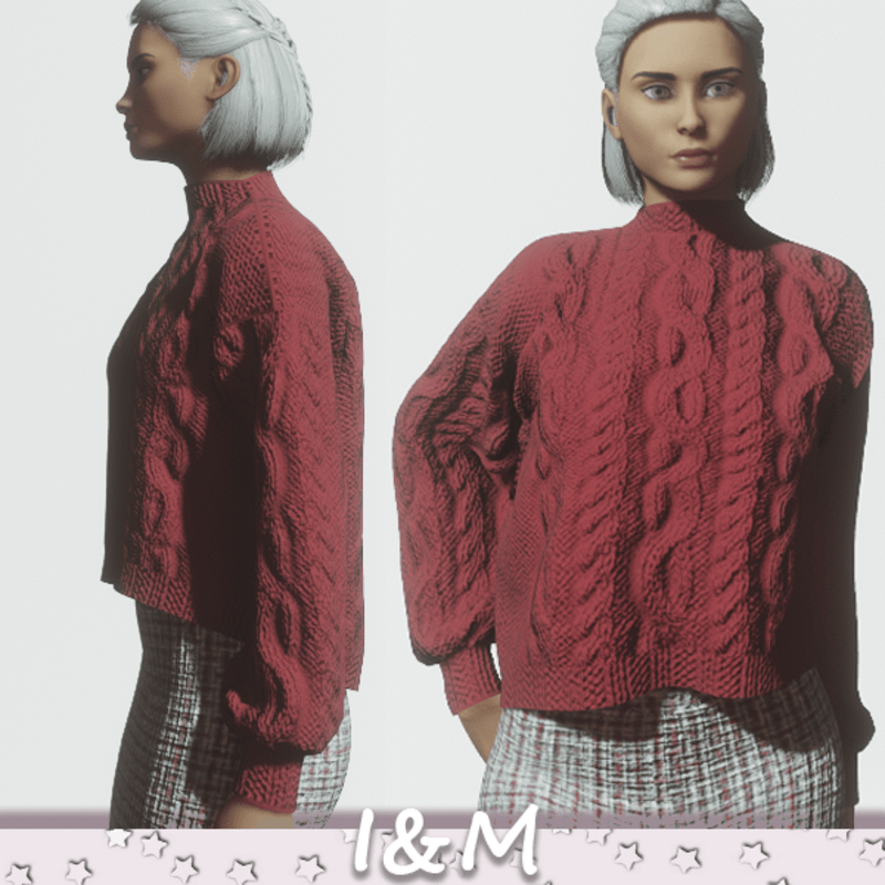 woolen jacket red