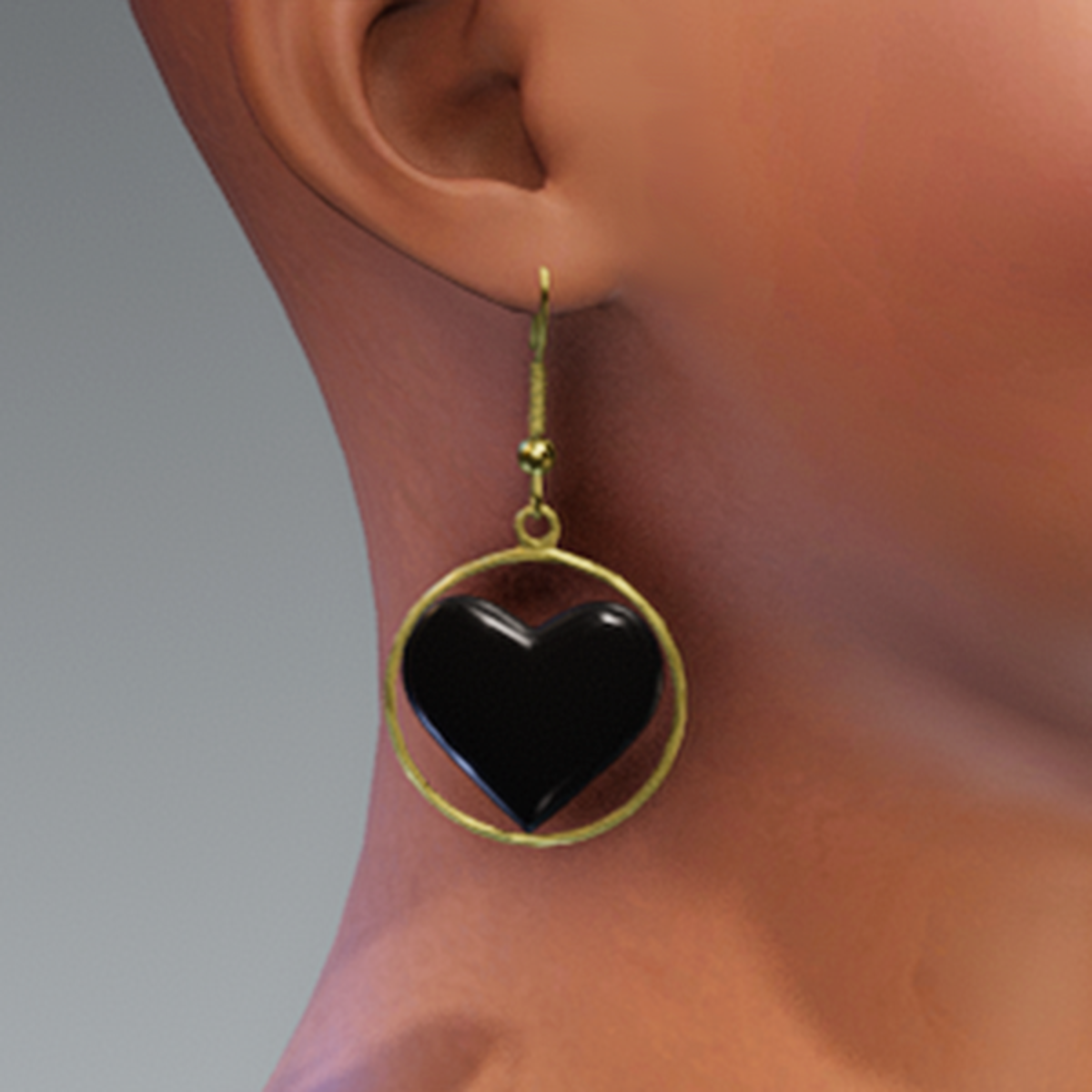 Earrings 01 BLACK