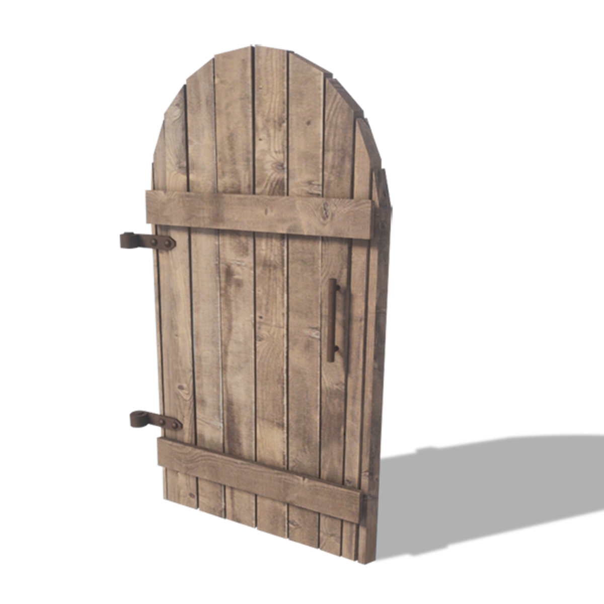 Wooden Door Rounded