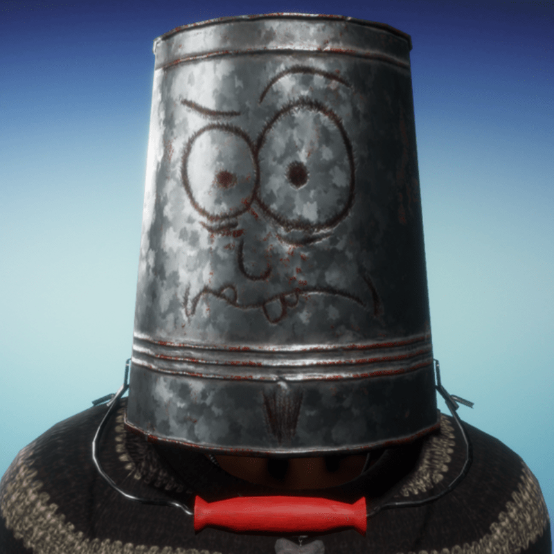 Haunted Bucket Helmet (Male)