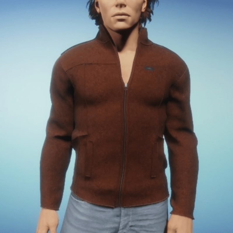 Planet leather jacket brown