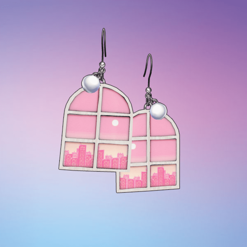 Dreamful Earrings Pink