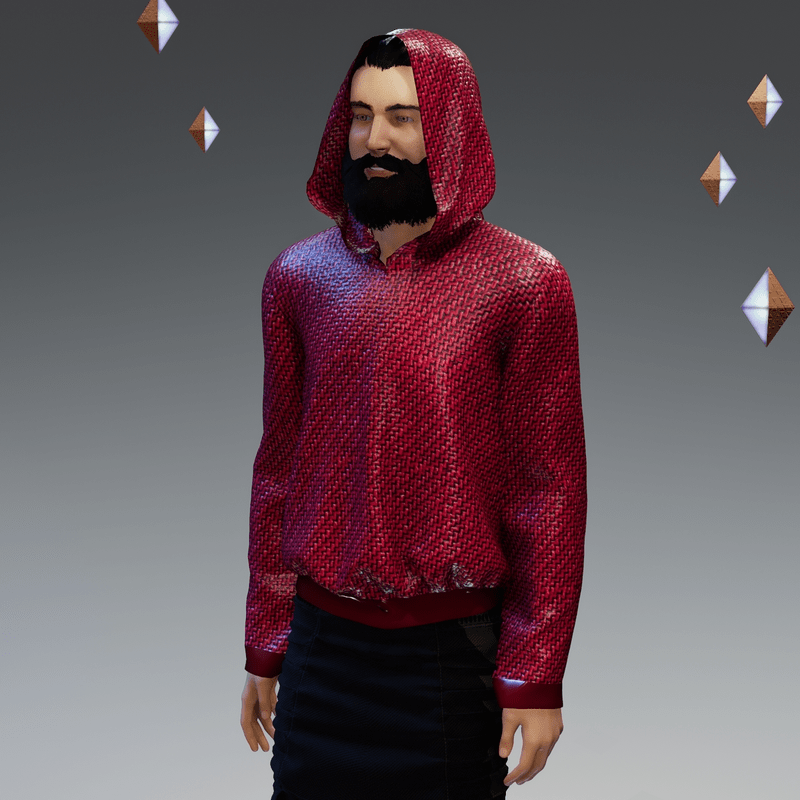 Plastic-Weave Hoodie - Unisex