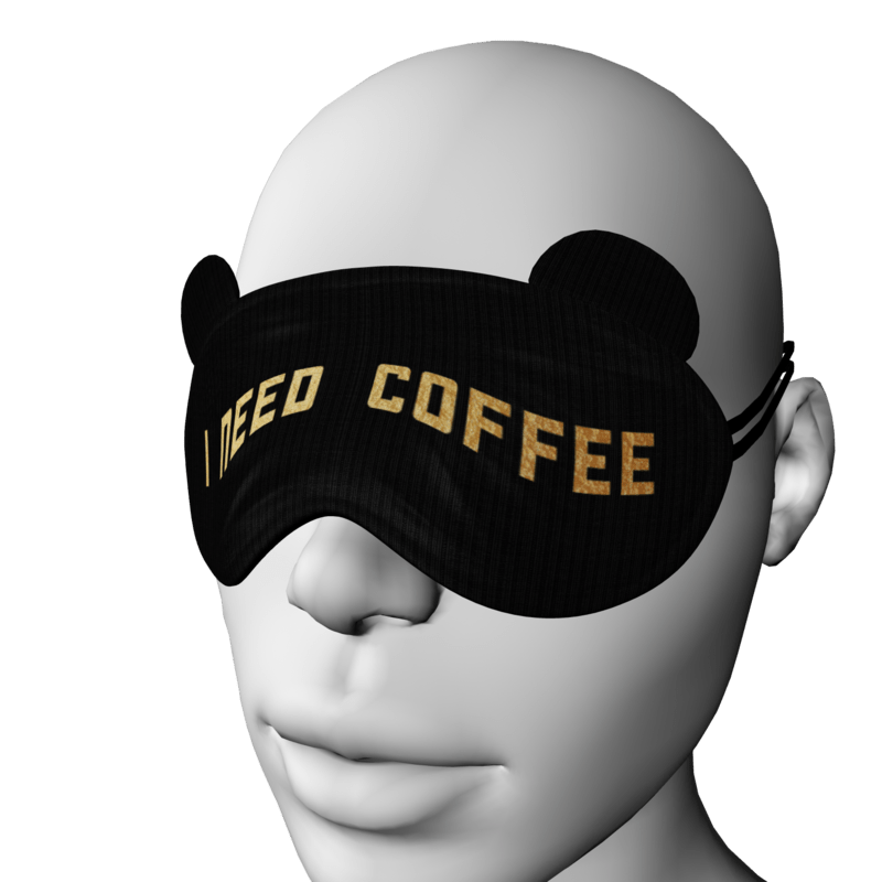 Panda Eyemask - Coffee