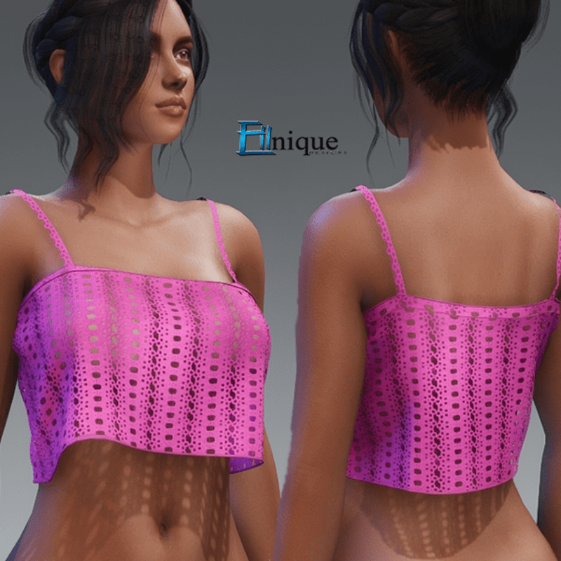 Lilly Hot Pink Lace Top