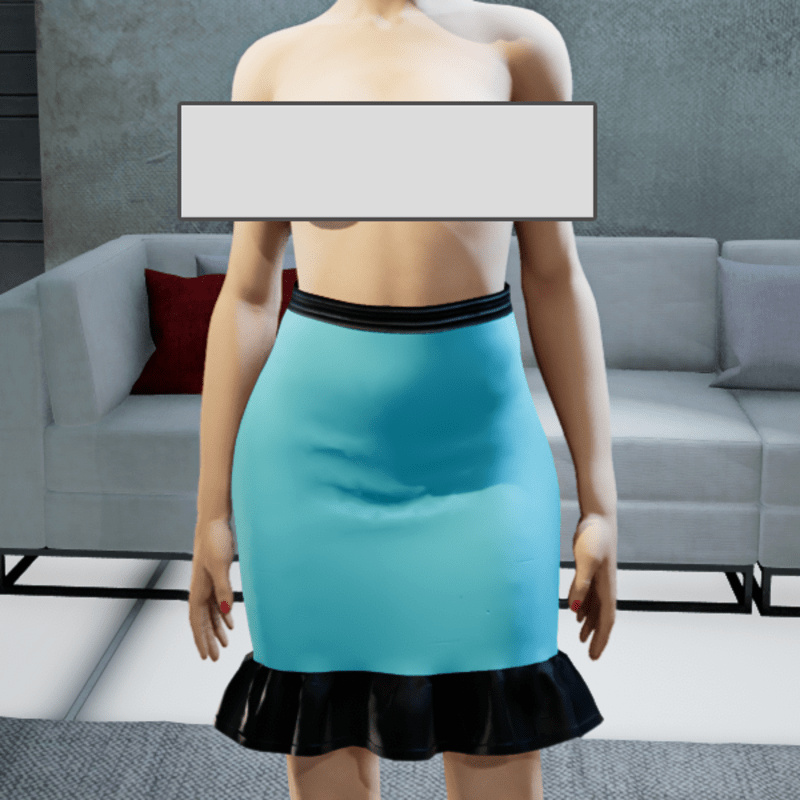 PASCALE SKIRT BABY BLUE