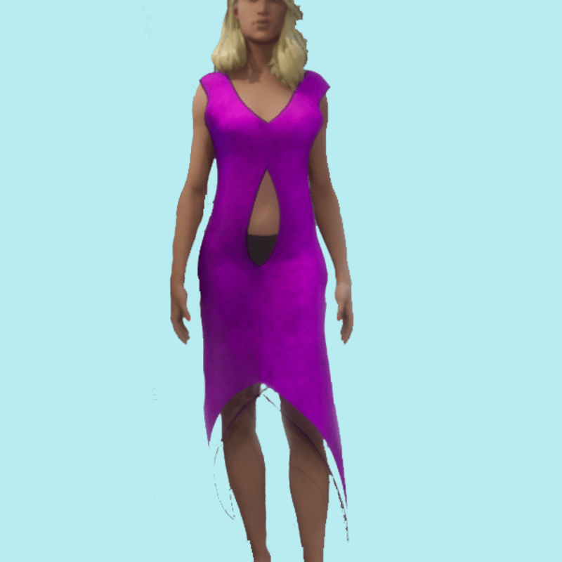 Lane Mid Length Violet