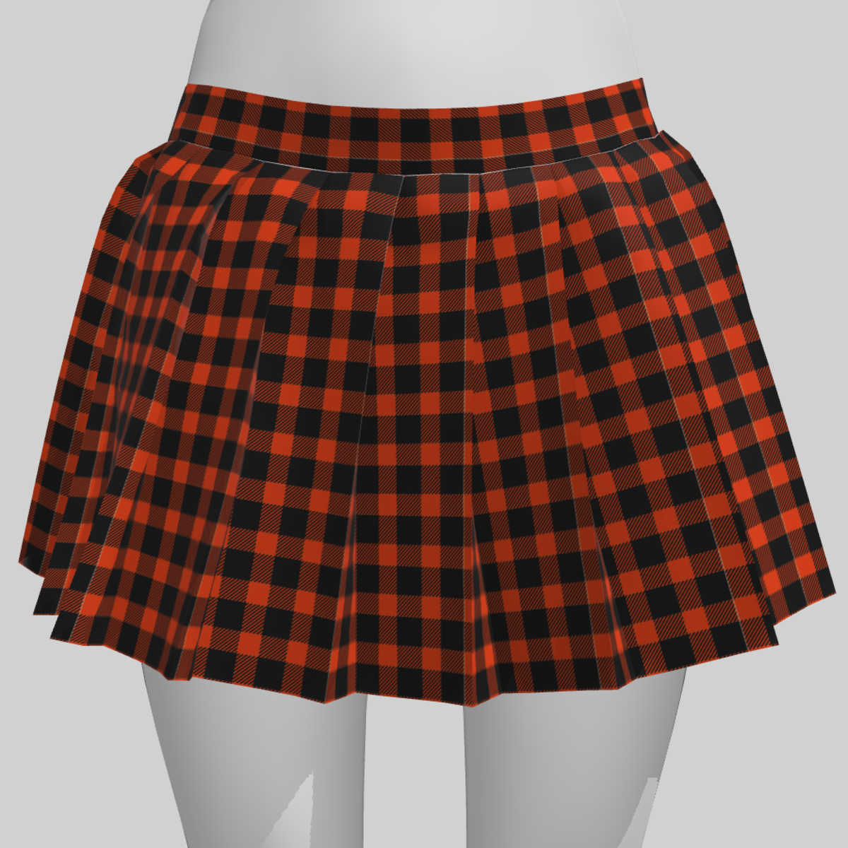 Skirt Jane Plaid Orange