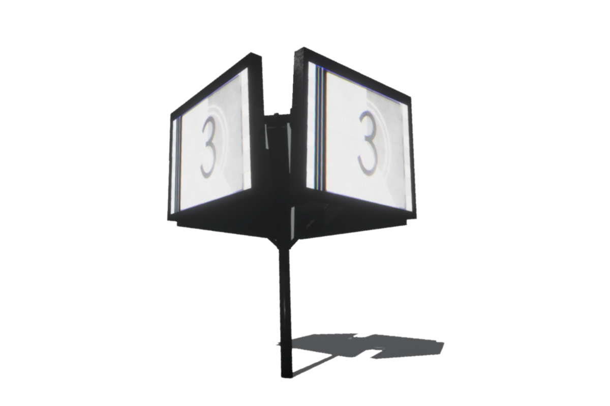 Multi displays tower