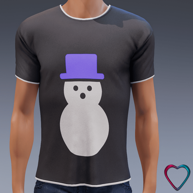 Men TeeShirt - Snowman