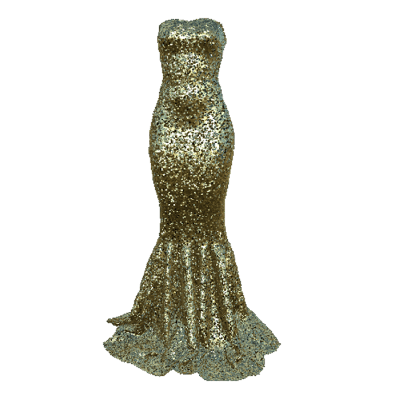 Mermaid Dress AV2 gold