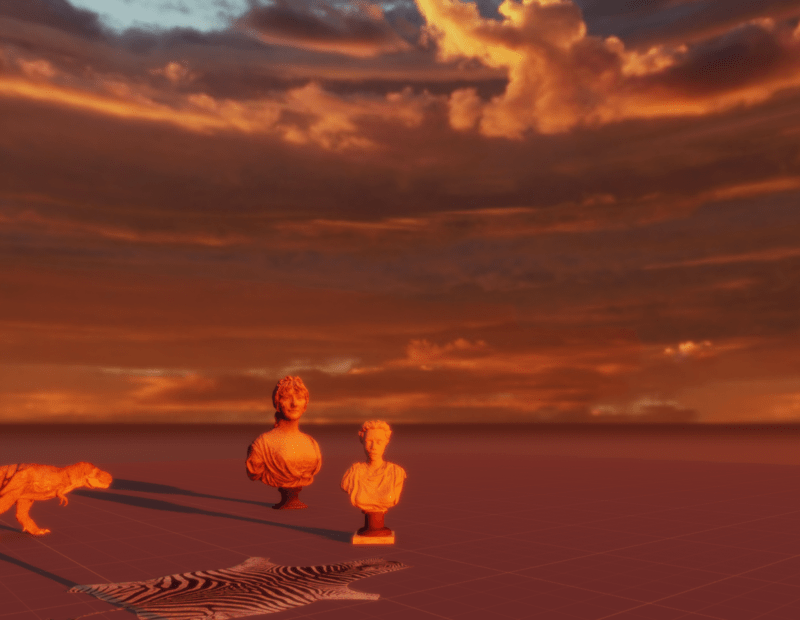 orange idaho sunset skybox