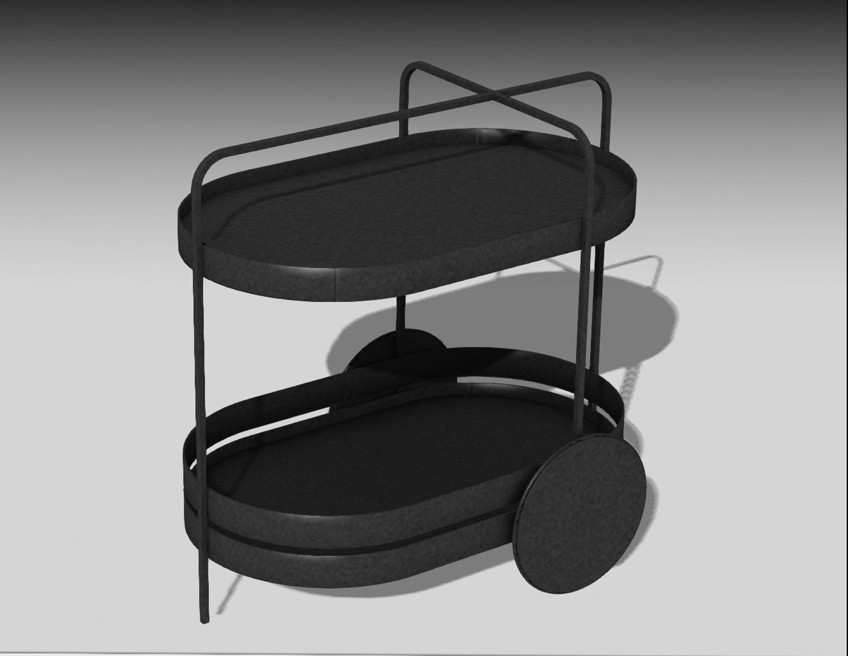 Serving cart, Trolley 003