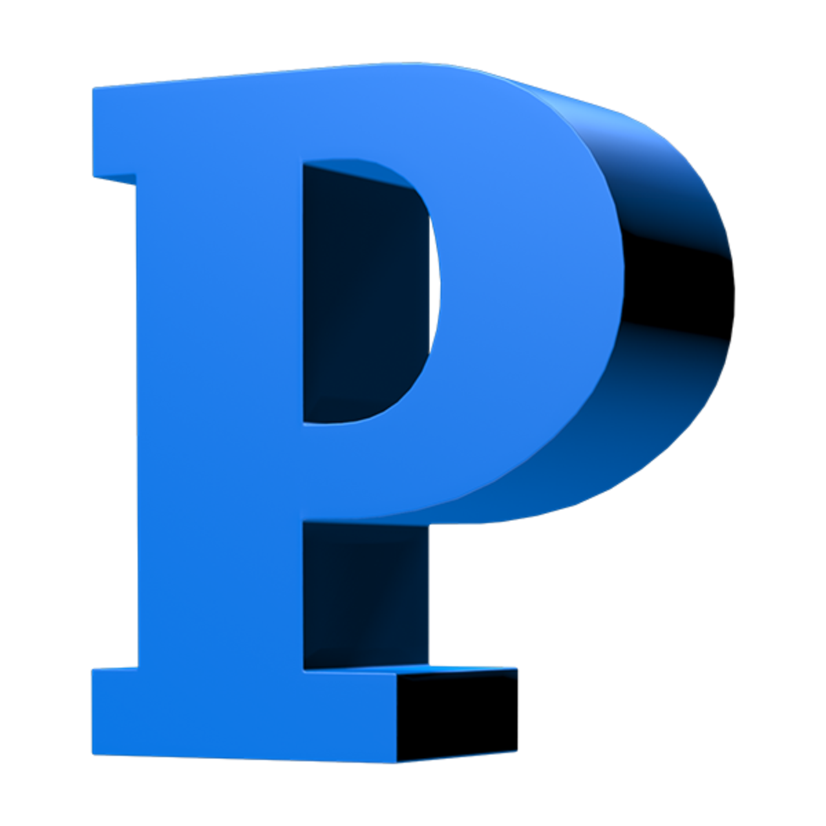LOOT: Letter P (Blue)