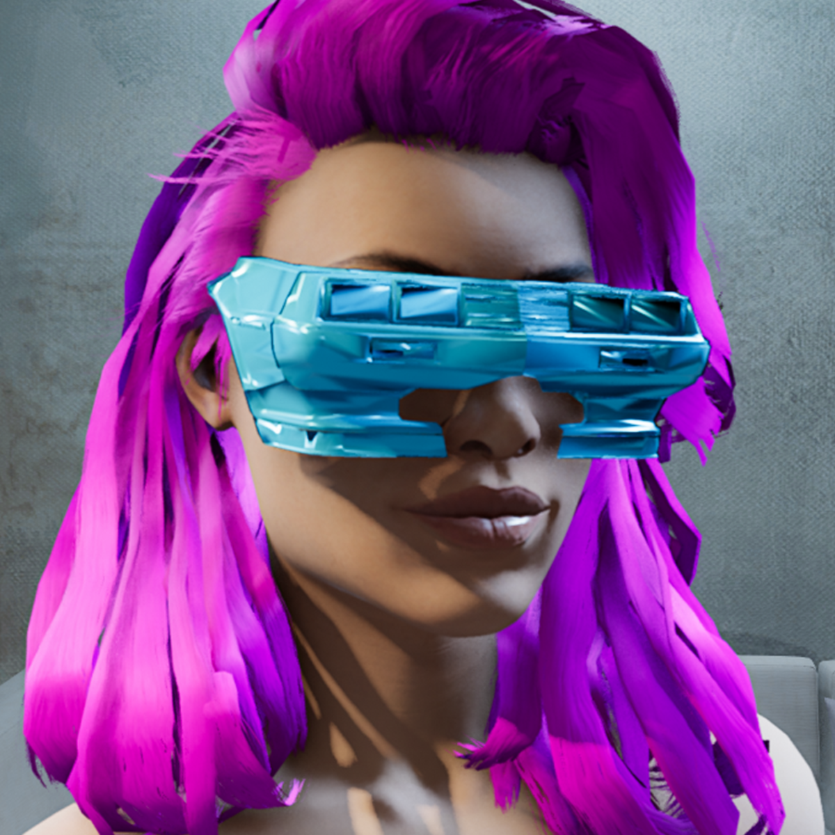 Cyberpunk Retro Sunglasses Female