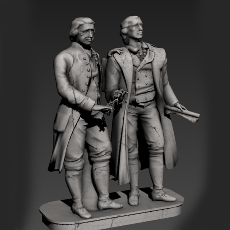 Statues Goethe Schiller