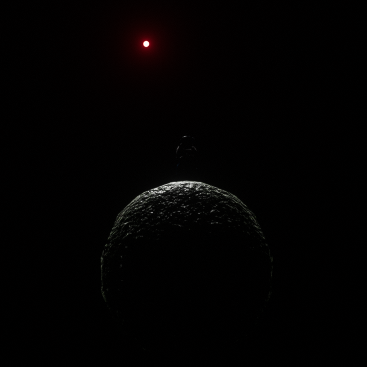 Planetoid with little sun