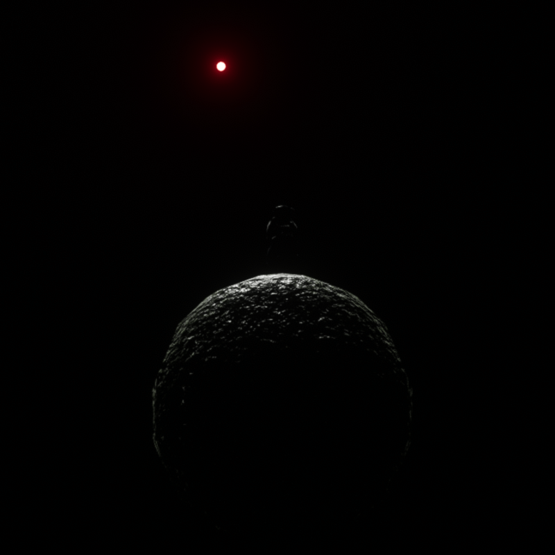 Planetoid with little sun