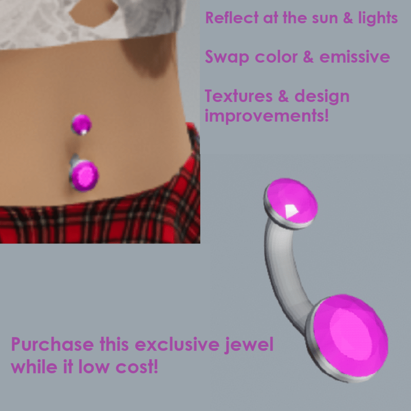 PinK Belly Piercing v2