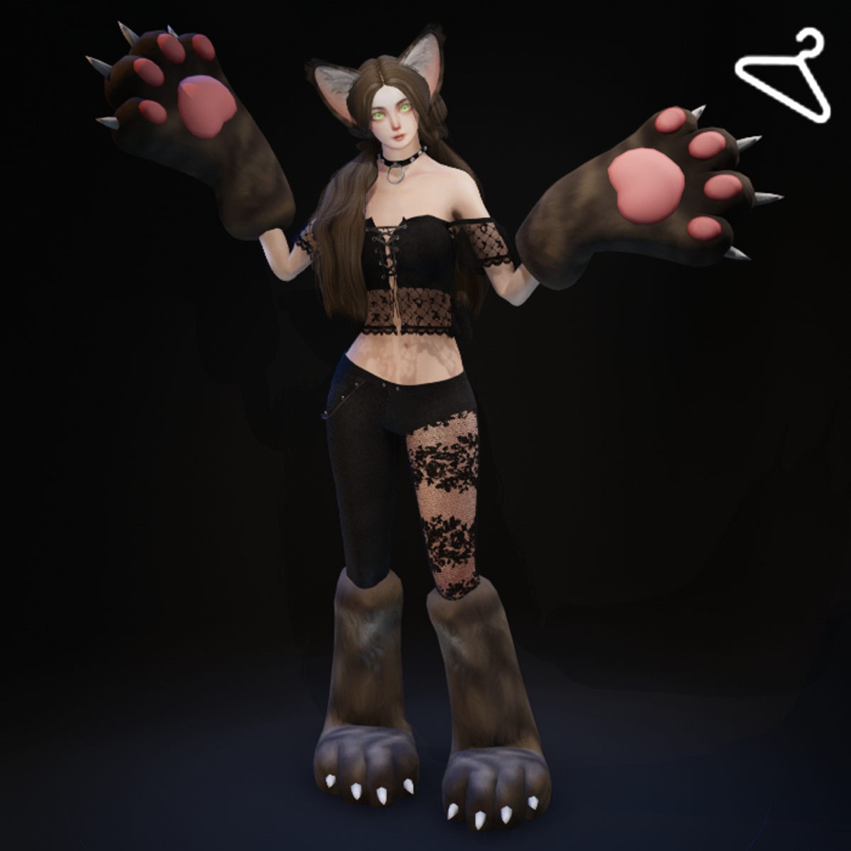 Cat Paw Combo - Brown Tabby