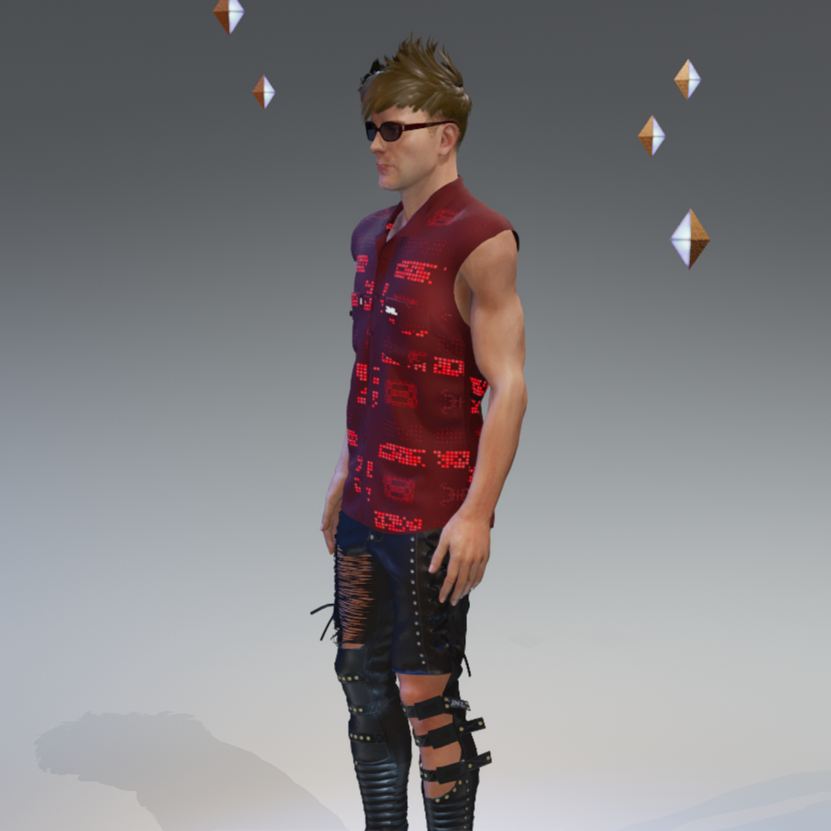 MIKAL SHIRT BORDEAUX EMISSIVE