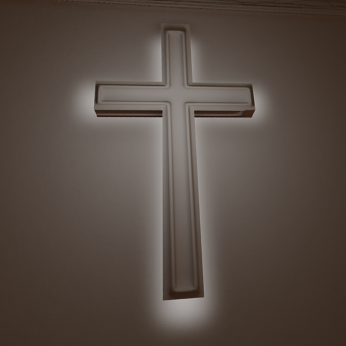 Backlit Wall Cross