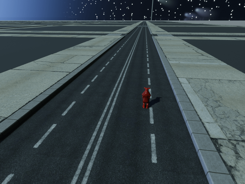 Square Kilometer of Roads and Pavement