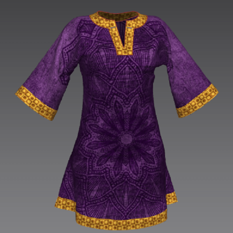 Hip and Casual Purple Tunic
