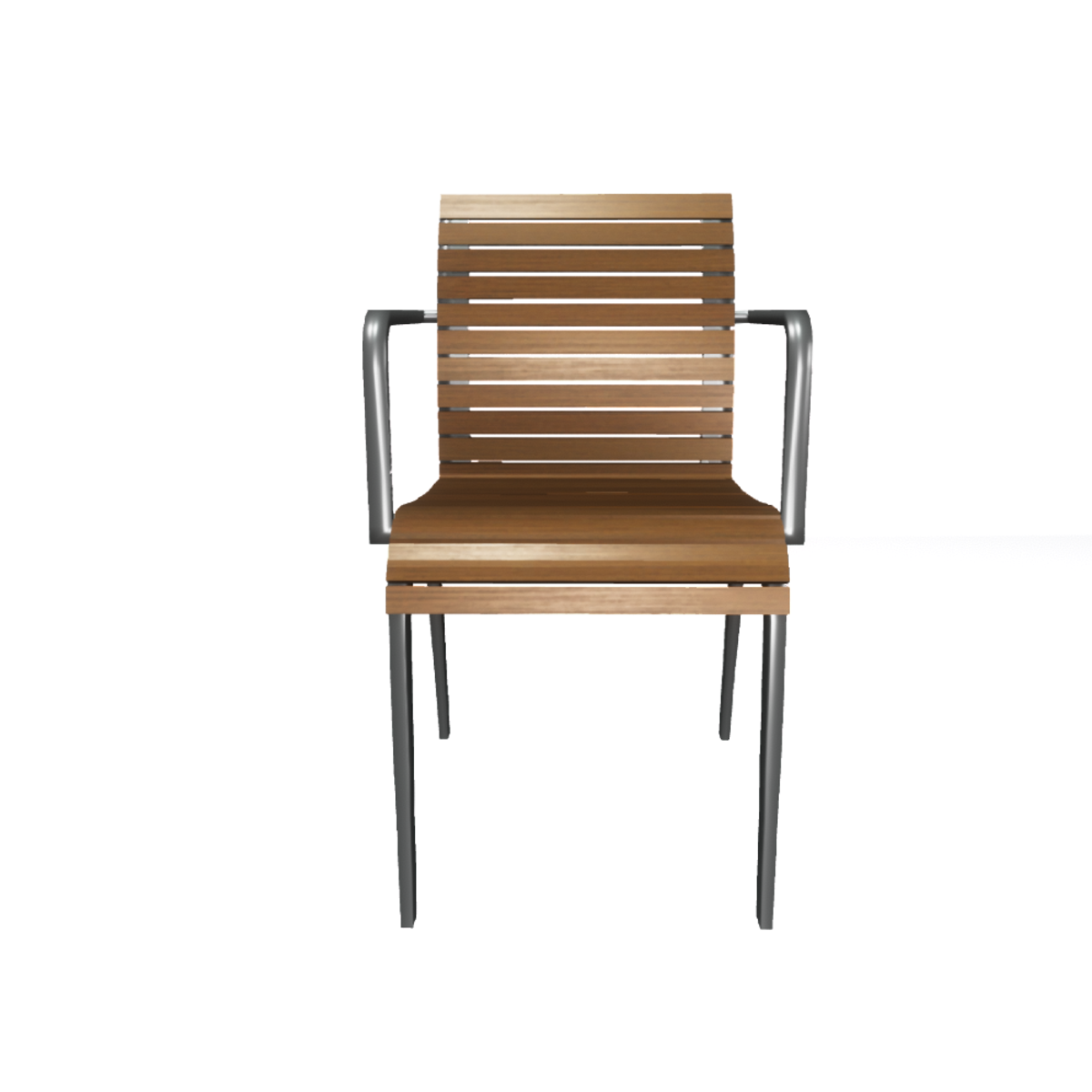 Teak armchair