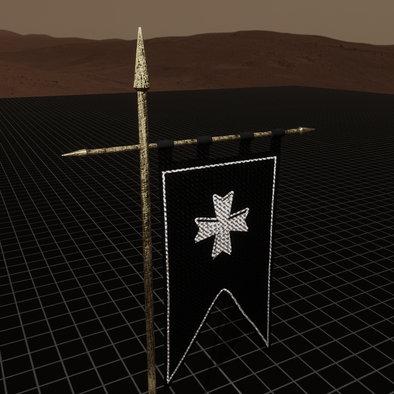 Hospitaller Banner flag