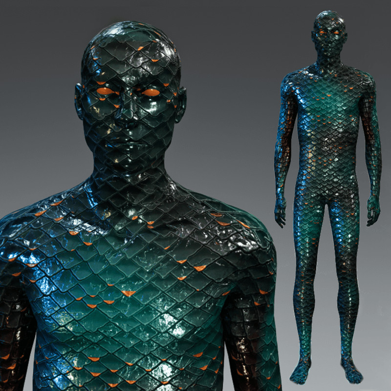 Scaly Space male Avatar 2.0