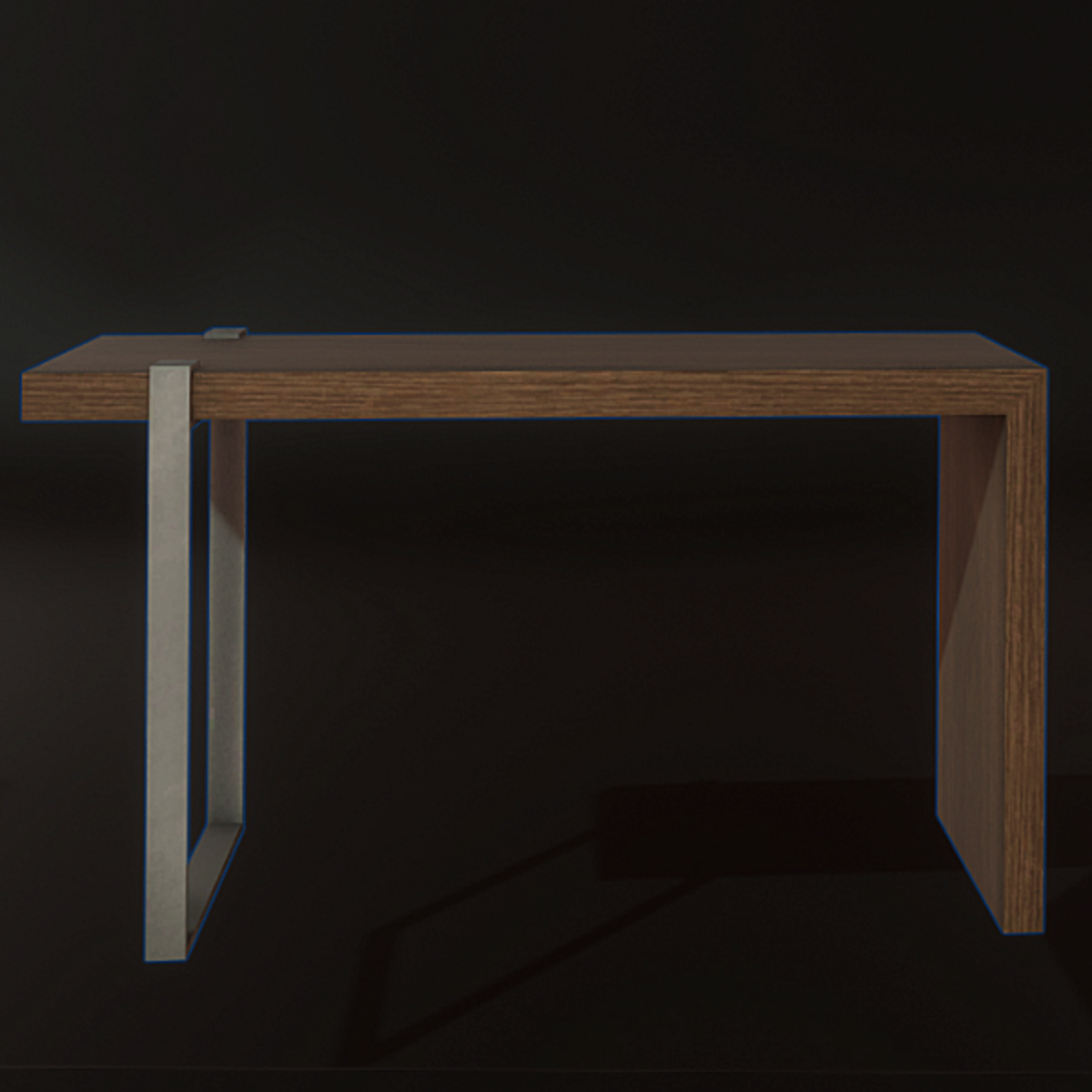 Modern Industrial Desk Dark