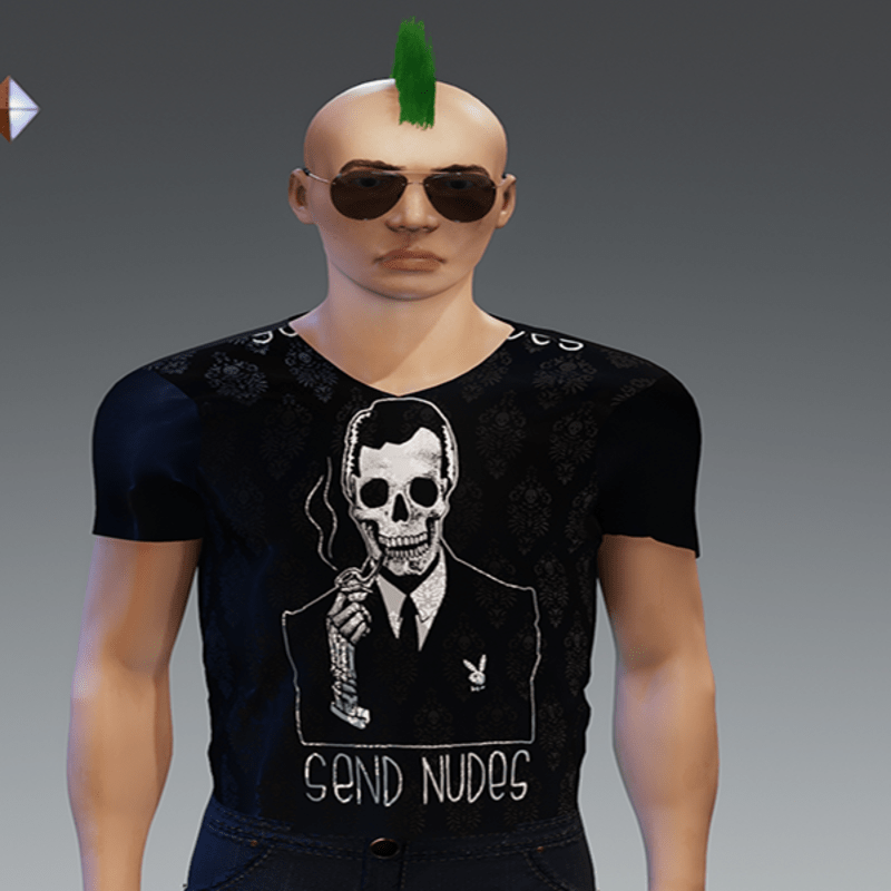 [INTOXICATED[ mens send nudes shirt