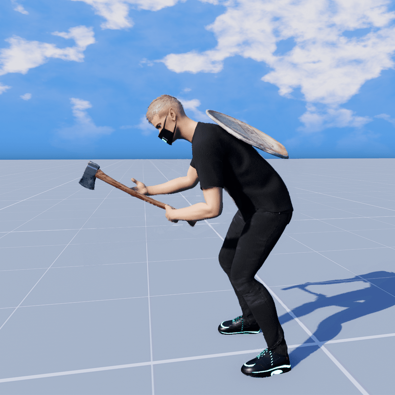 Chopping Wood Superfast Guys