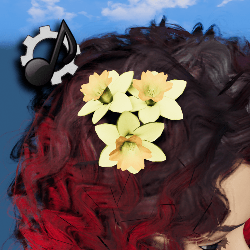 Daffodils head audioR