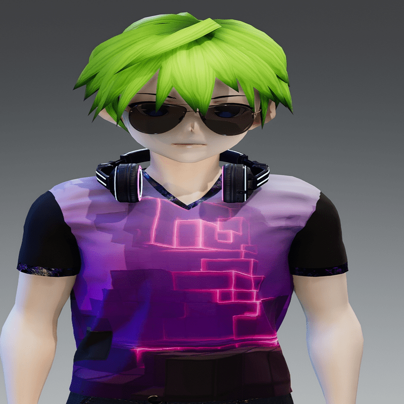 Pink Neon cubes shirt