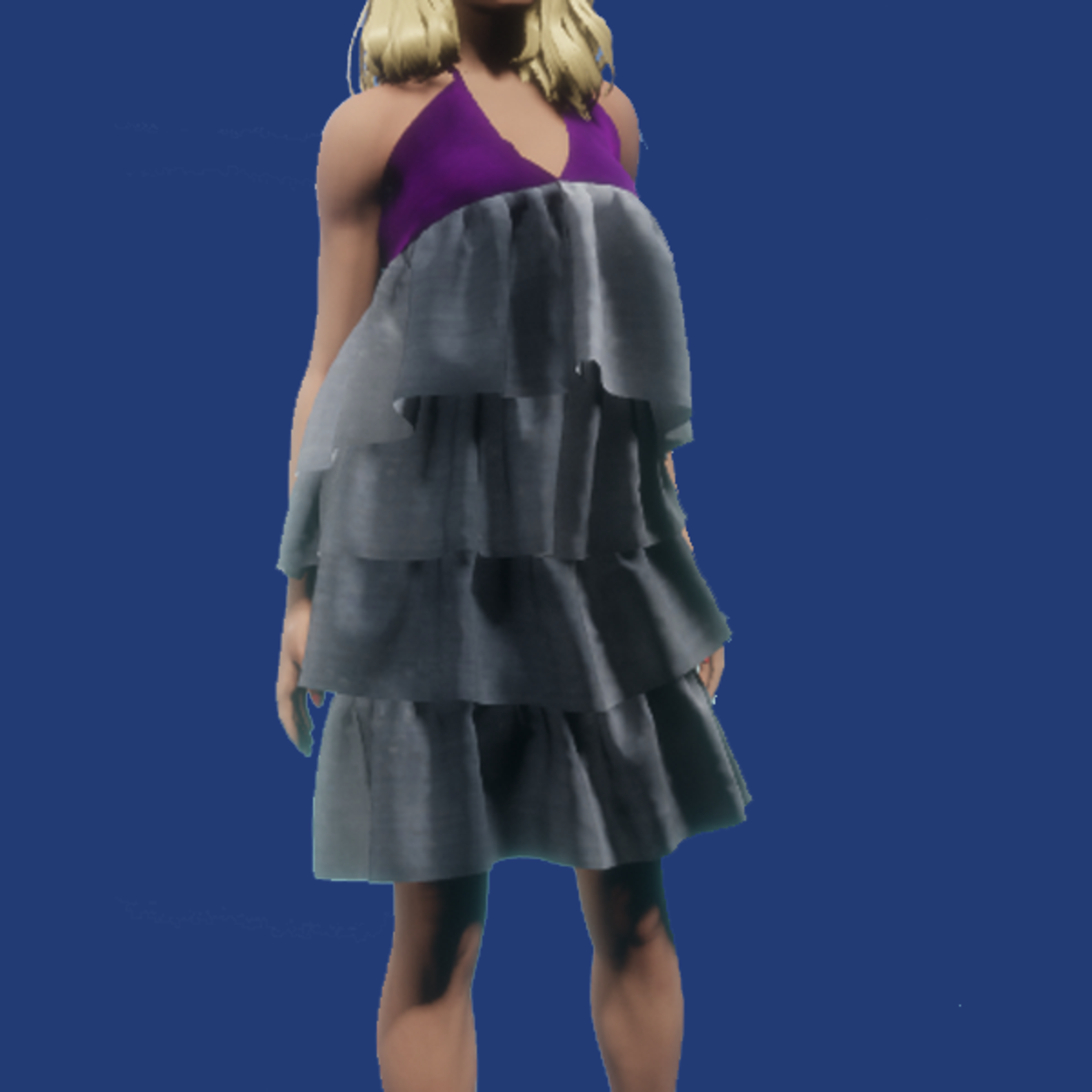 Rebecca Summer in Purple