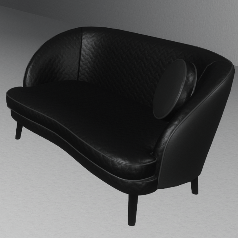 Patrick sofa black