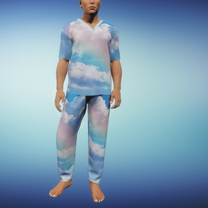 Cotton Cloud Pajamas Male