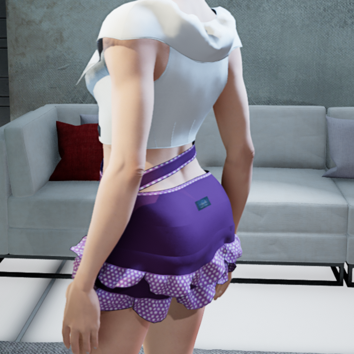 Cort skirt violet lu